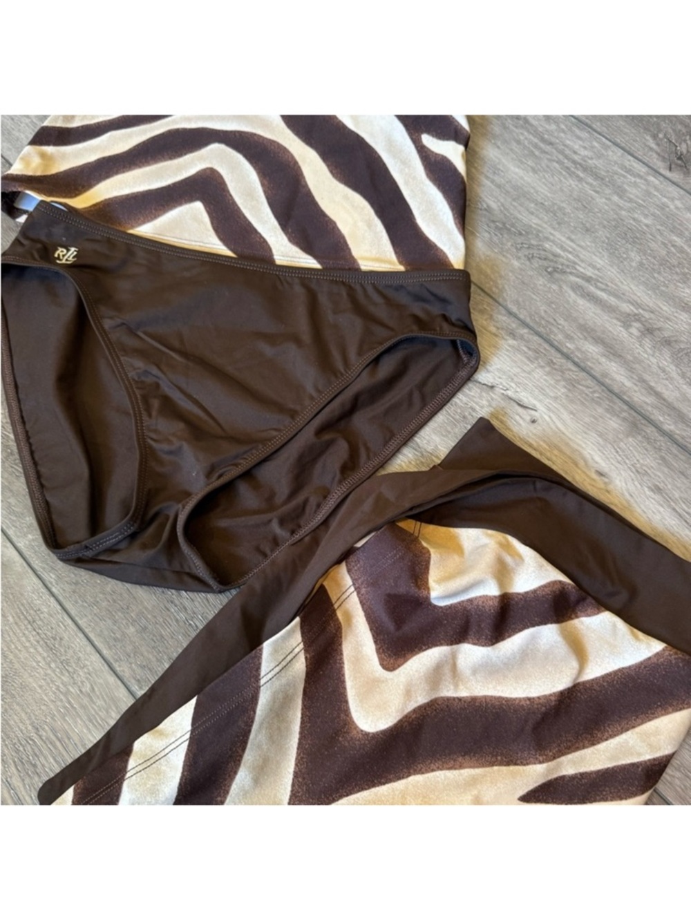 Ralph Lauren 3 piece Swim set size 8 in good used condition